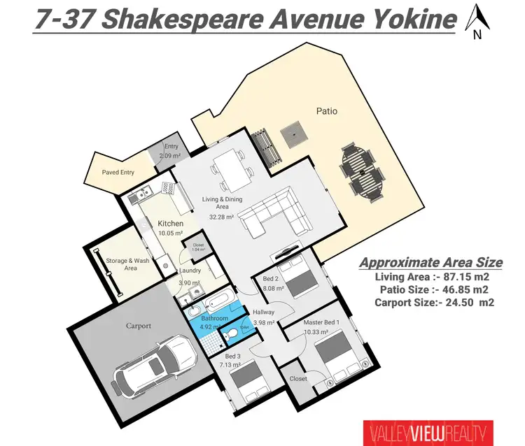 Floorplan of Homely villa listing, 7/37 Shakespeare Avenue, Yokine WA 6060