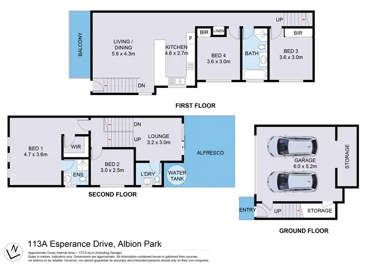 Floorplan of Homely house listing, 113A Esperance Drive, Albion Park NSW 2527