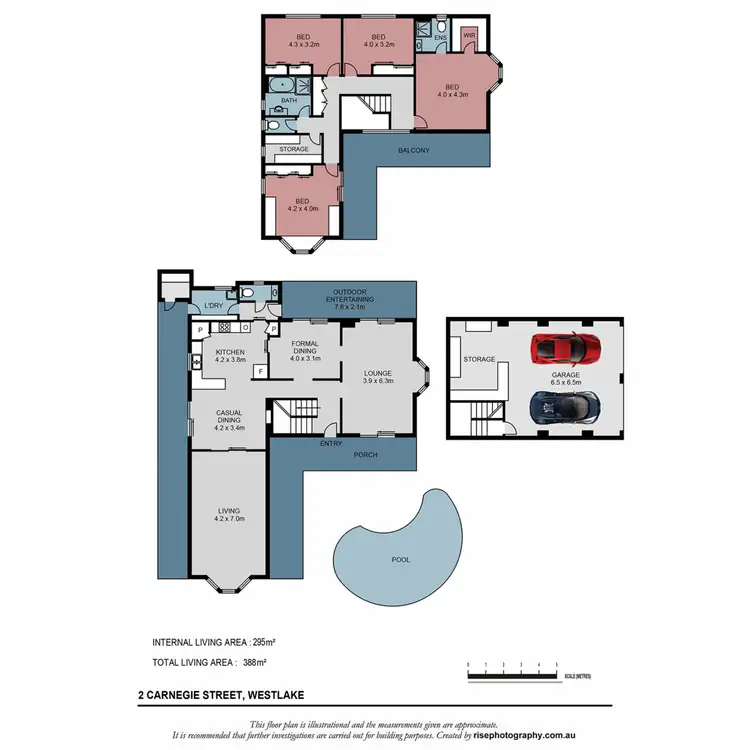 Floorplan of Homely house listing, 2 Carnegie Street, Westlake QLD 4074