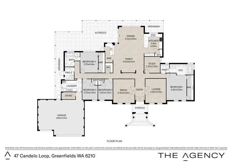 Floorplan of Homely house listing, 47 Candelo Loop, Greenfields WA 6210