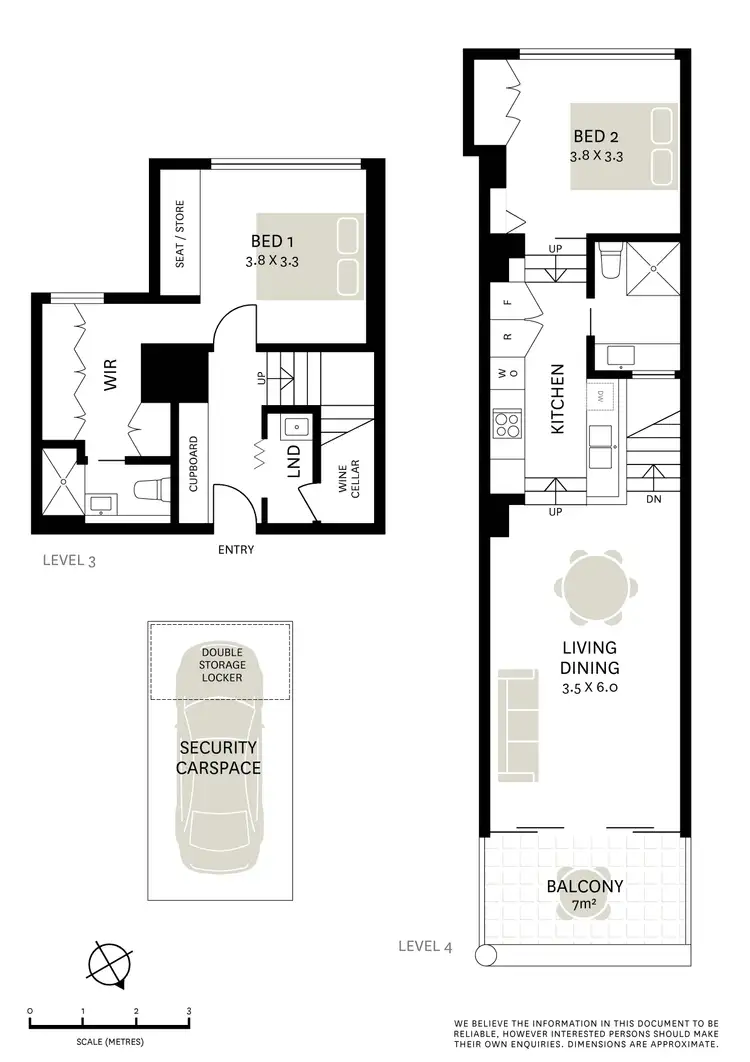 Floorplan of Homely apartment listing, 302/437 Bourke Street, Surry Hills NSW 2010