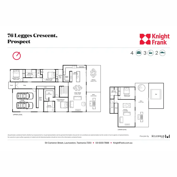 Floorplan of Homely house listing, 76 Legges Crescent, Prospect TAS 7250