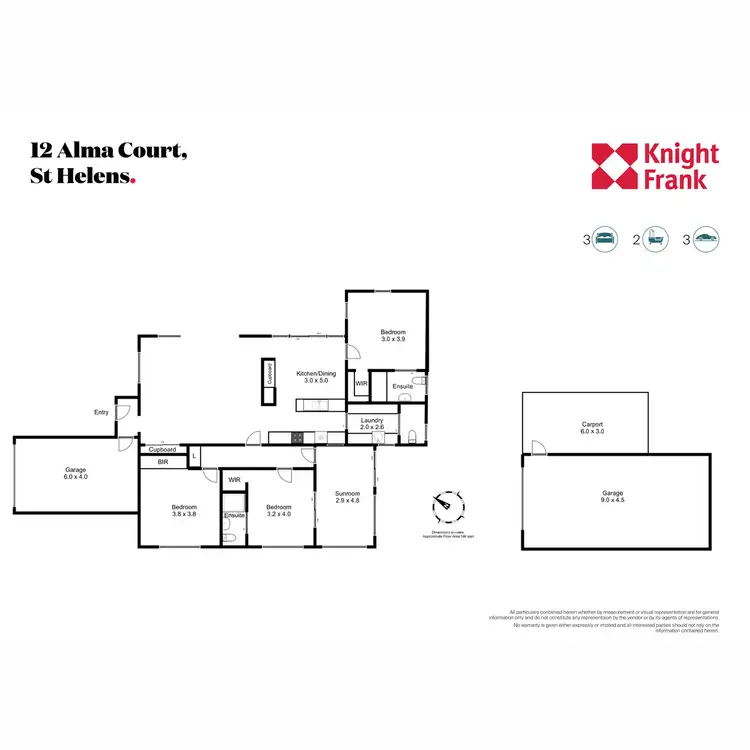 Floorplan of Homely house listing, 12 Alma Court, St Helens TAS 7216