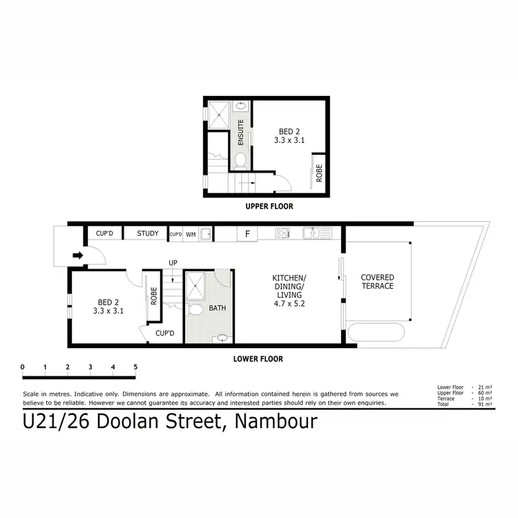 Floorplan of Homely unit listing, 21/26 Doolan Street, Nambour QLD 4560