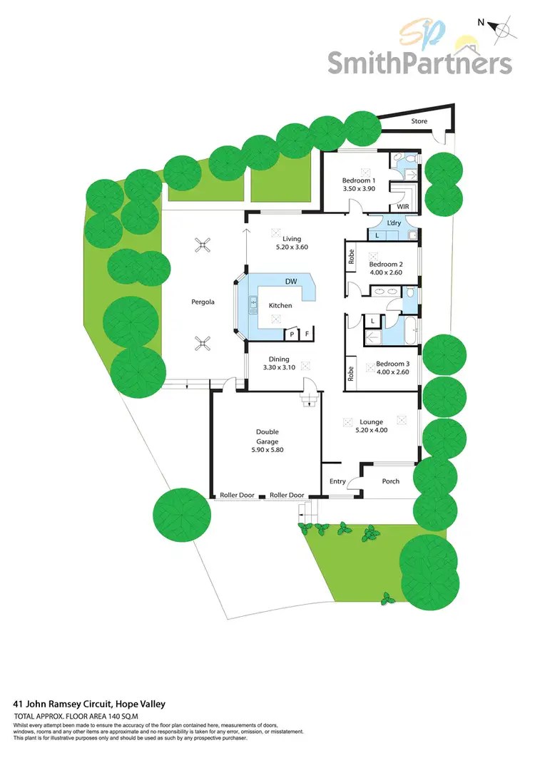 Floorplan of Homely house listing, 41 John Ramsay Circuit, Hope Valley SA 5090