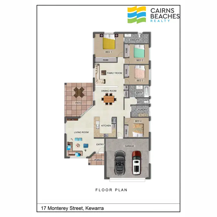 Floorplan of Homely house listing, 17 Monterey Street, Kewarra Beach QLD 4879