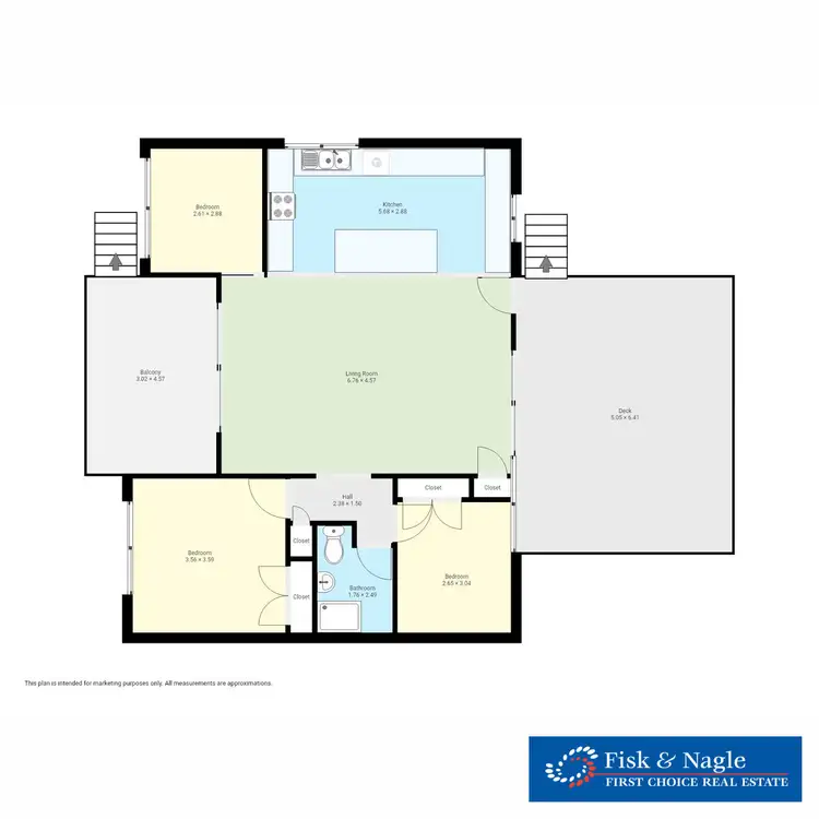 Floorplan of Homely semi-detached listing, 1/69A Monaro Street, Merimbula NSW 2548