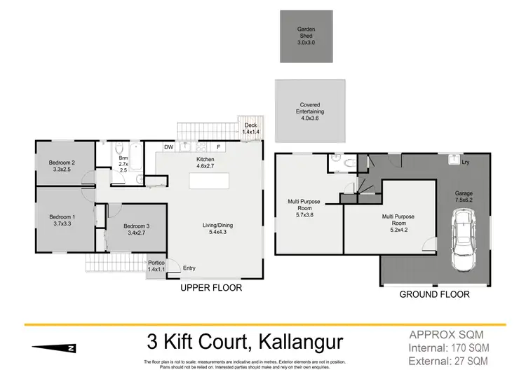 Floorplan of Homely house listing, 3 Kift Court, Kallangur QLD 4503