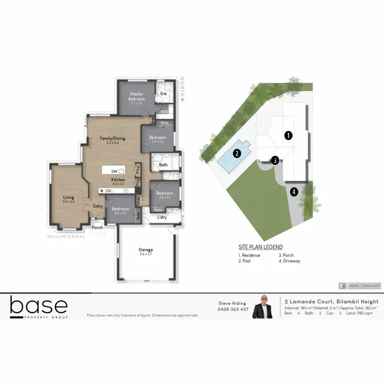 Floorplan of Homely house listing, 5 Lamanda Court, Bilambil Heights NSW 2486