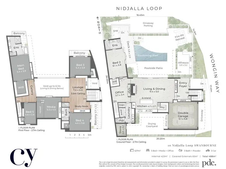 Floorplan of Homely house listing, 10 Nidjalla Loop, Swanbourne WA 6010