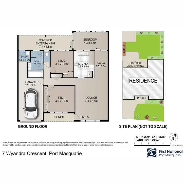 Floorplan of Homely villa listing, 7 Wyandra Crescent, Port Macquarie NSW 2444