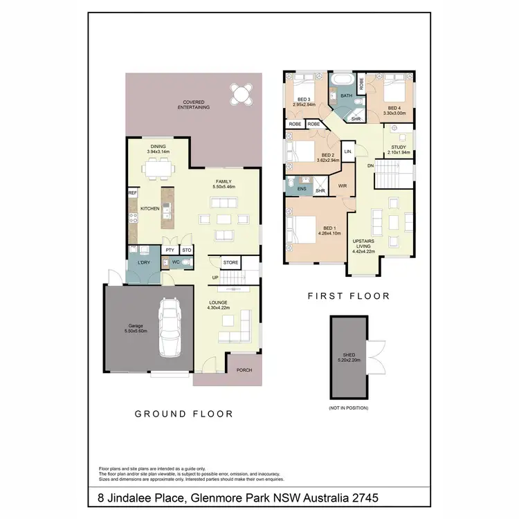 Floorplan of Homely house listing, 8 Jindalee Place, Glenmore Park NSW 2745