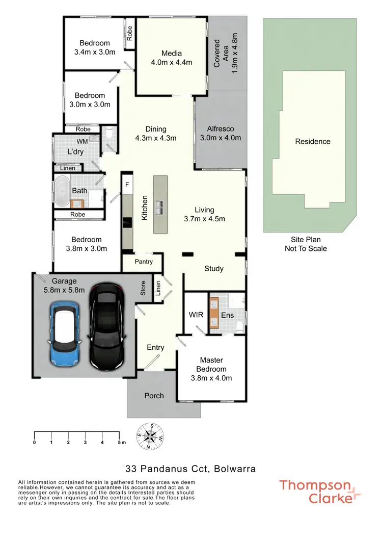 Floorplan of Homely house listing, 33 Pandanus Circuit, Bolwarra NSW 2320