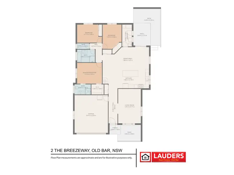 Floorplan of Homely house listing, 2 The Breezeway, Old Bar NSW 2430
