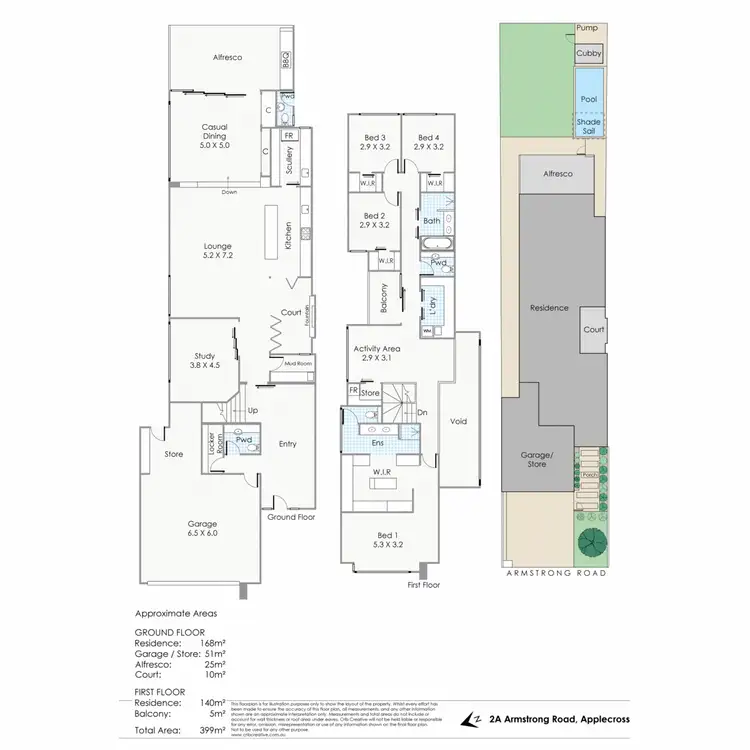 Floorplan of Homely house listing, 2A Armstrong Road, Applecross WA 6153