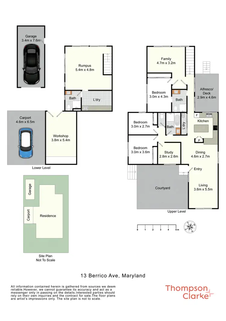 Floorplan of Homely house listing, 13 Berrico Avenue, Maryland NSW 2287