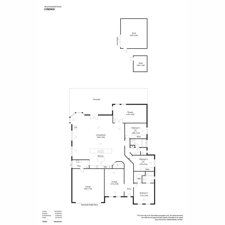 Floorplan of Homely house listing, 48 Lord Lynedoch Street, Lyndoch SA 5351
