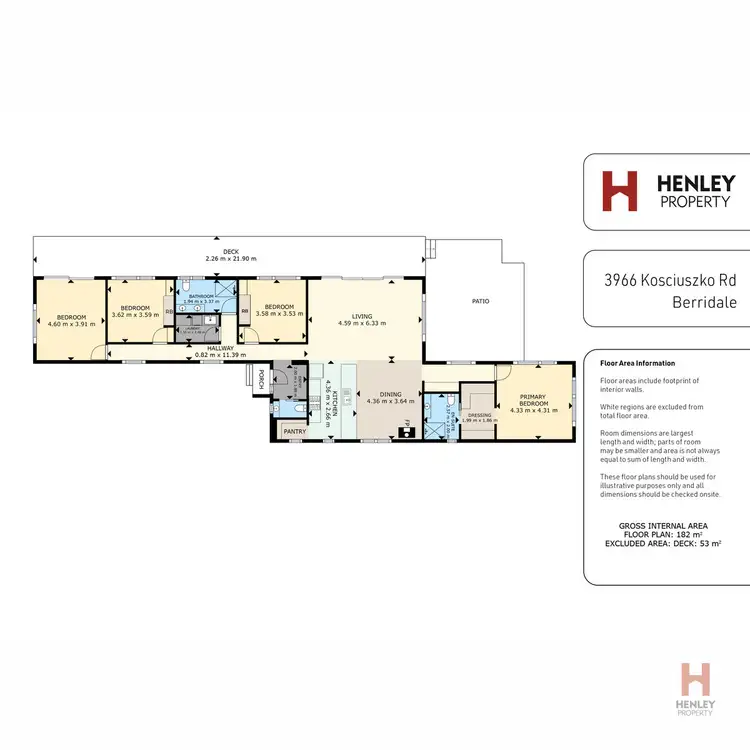 Floorplan of Homely rural property listing, 3966 Kosciuszko Road, Berridale NSW 2628