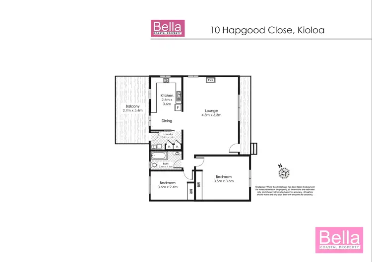 Floorplan of Homely house listing, 10 Hapgood Close, Kioloa NSW 2539