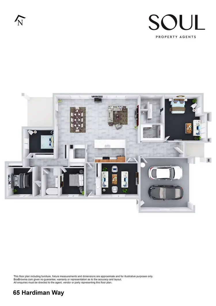 Floorplan of Homely house listing, 65 Hardiman Way, Griffith NSW 2680
