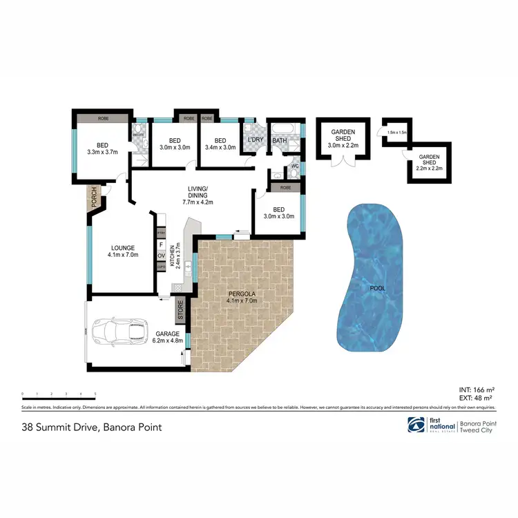 Floorplan of Homely house listing, 38 Summit Drive, Banora Point NSW 2486