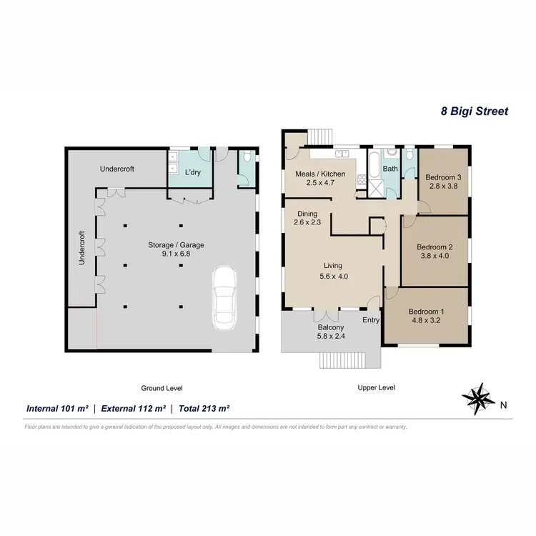 Floorplan of Homely house listing, 8 Bigi Street, Chermside West QLD 4032