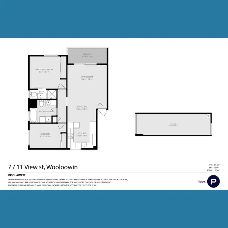 Floorplan of Homely apartment listing, 7/11 View Street, Wooloowin QLD 4030