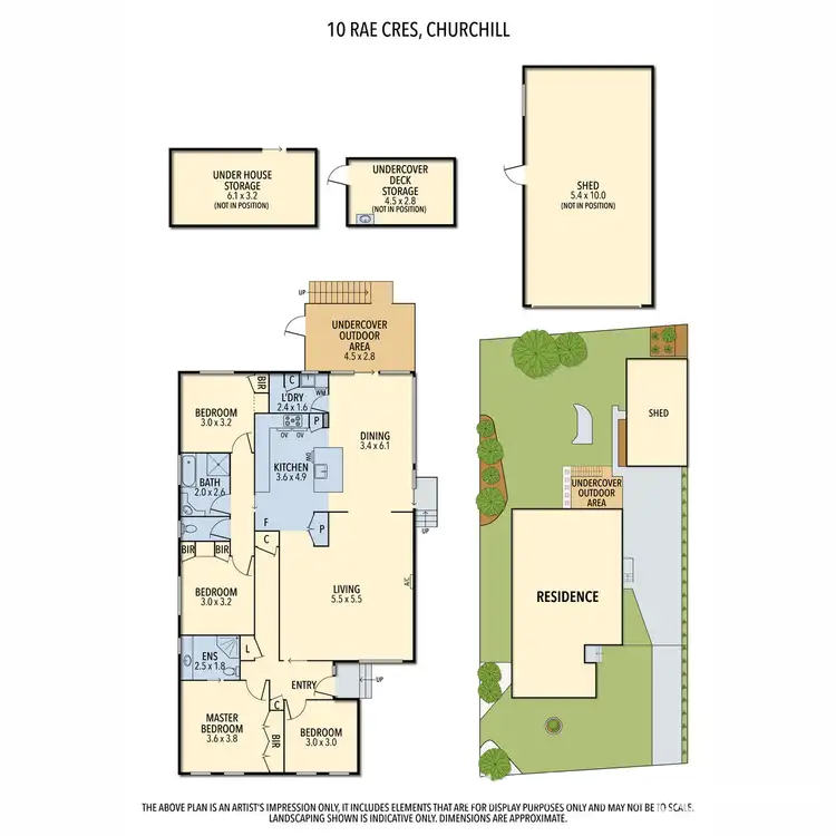 Floorplan of Homely house listing, 10 Rae Crescent, Churchill VIC 3842