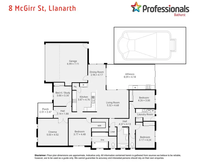 Floorplan of Homely house listing, 8 McGirr Street, Llanarth NSW 2795
