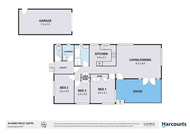 Floorplan of Homely house listing, 40 Hamilton Street, Dapto NSW 2530
