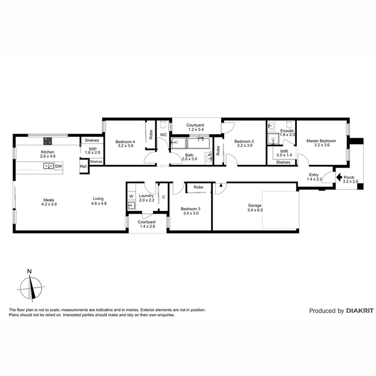 Floorplan of Homely house listing, 15 Syrah Parade, Wollert VIC 3750
