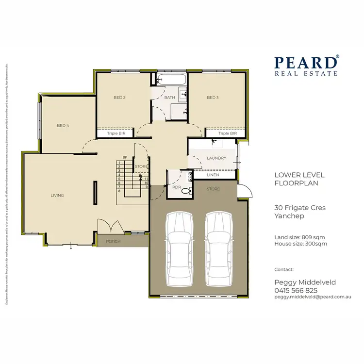 Floorplan of Homely house listing, 30 Frigate Crescent, Yanchep WA 6035