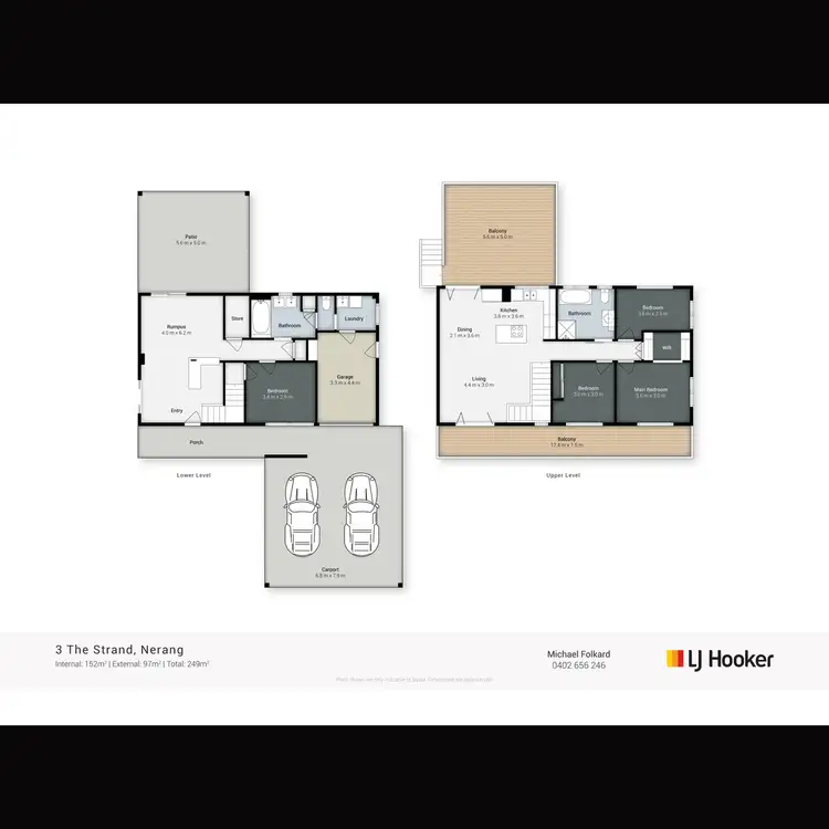 Floorplan of Homely house listing, 3 The Strand, Nerang QLD 4211