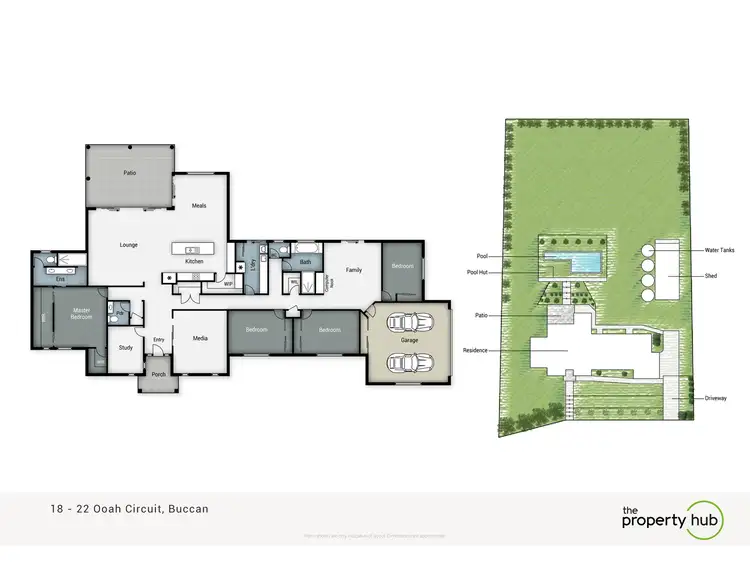 Floorplan of Homely house listing, 18-22 Ooah Circuit, Buccan QLD 4207