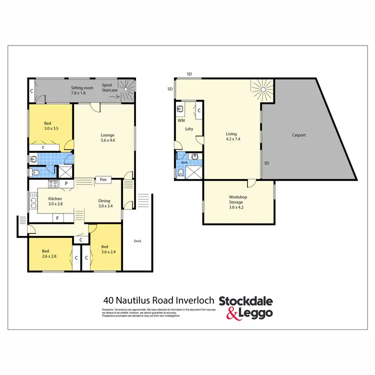 Floorplan of Homely house listing, 40 Nautilus Road, Inverloch VIC 3996