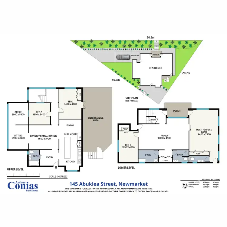 Floorplan of Homely house listing, 145 Abuklea Street, Newmarket QLD 4051