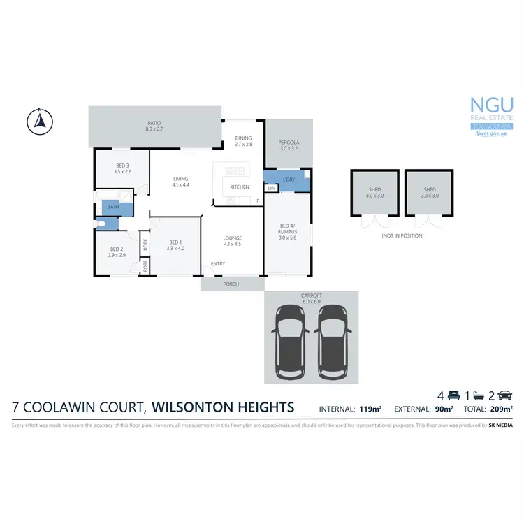 Floorplan of Homely house listing, 7 Coolawin Court, Wilsonton Heights QLD 4350