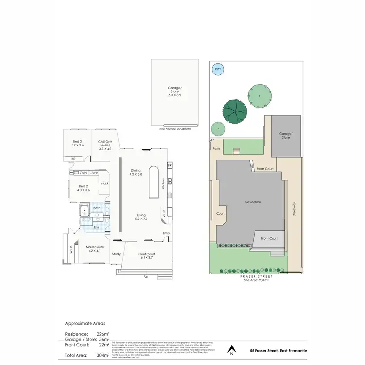 Floorplan of Homely house listing, 55 Fraser Street, East Fremantle WA 6158