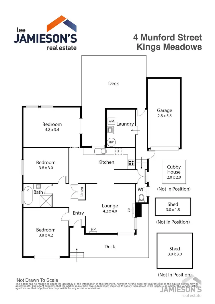 Floorplan of Homely house listing, 4 Munford Street, Kings Meadows TAS 7249