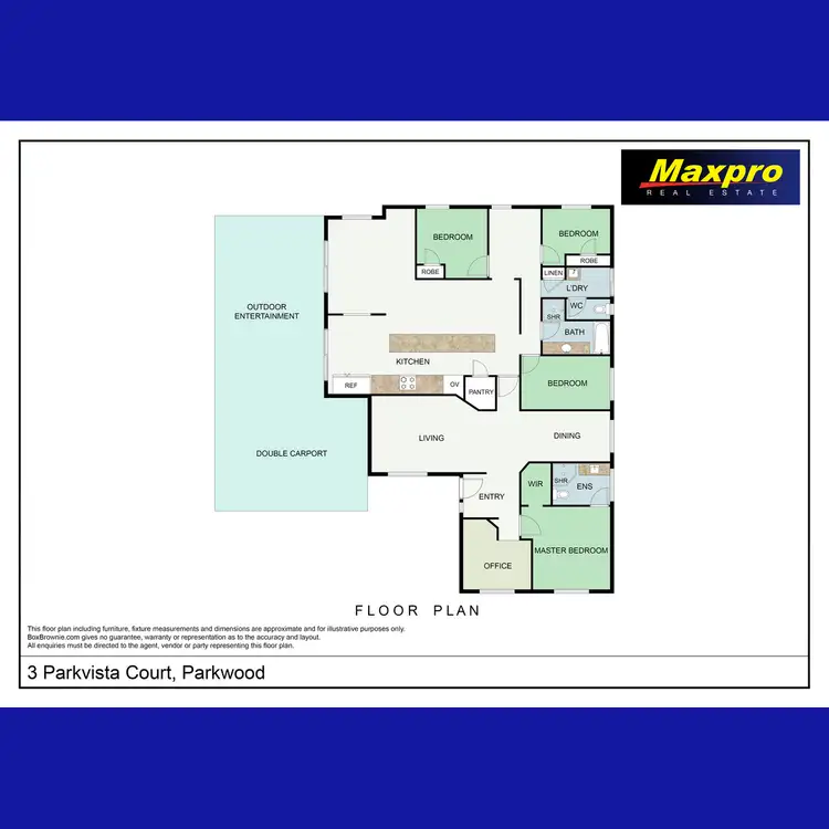 Floorplan of Homely house listing, 3 Parkvista Court, Parkwood WA 6147