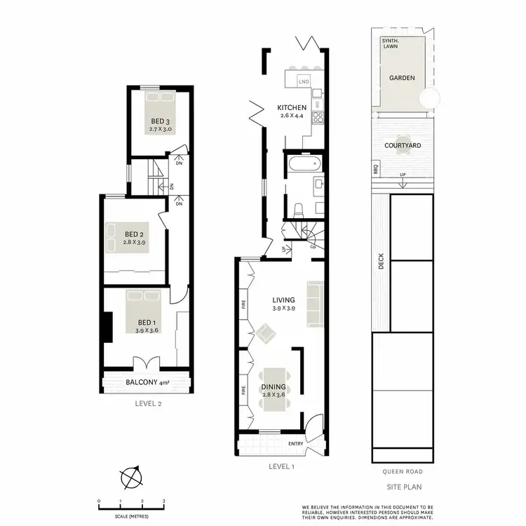 Floorplan of Homely terrace listing, 14 Queen Road, Paddington NSW 2021