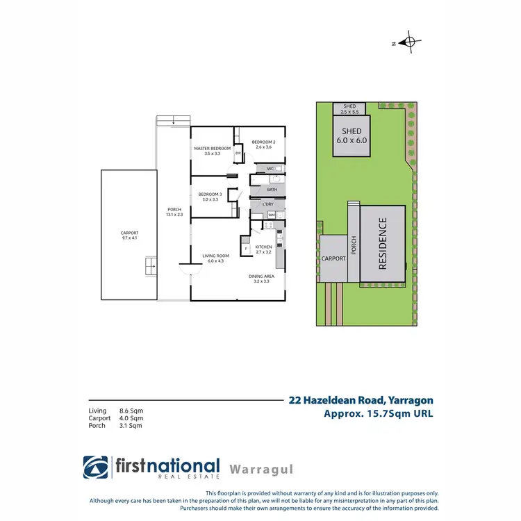 Floorplan of Homely house listing, 22 Hazeldean Road, Yarragon VIC 3823