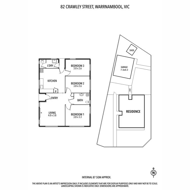 Floorplan of Homely house listing, 82 Crawley Street, Warrnambool VIC 3280