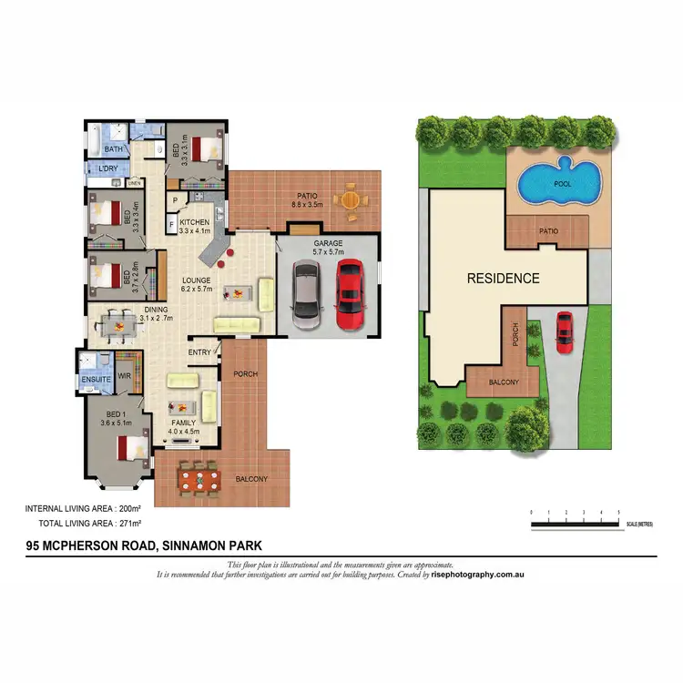 Floorplan of Homely house listing, 95 McPherson Road, Sinnamon Park QLD 4073
