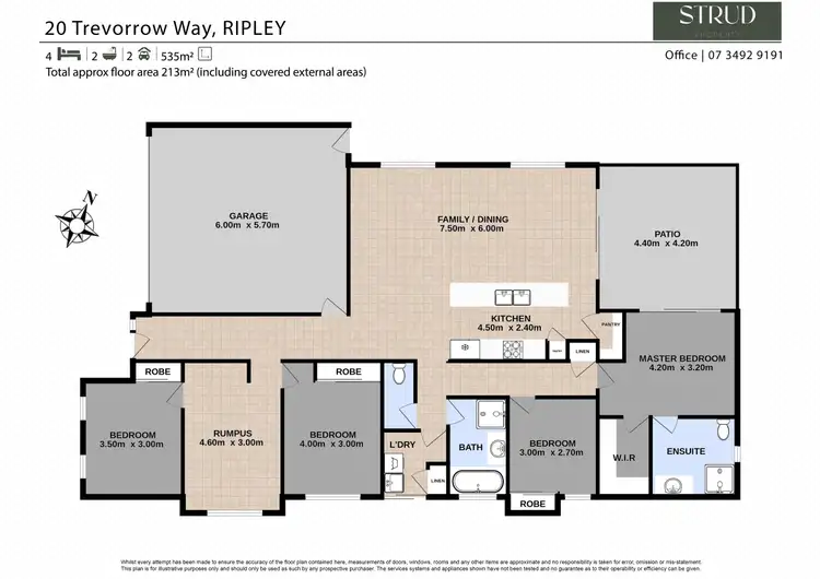 Floorplan of Homely house listing, 20 Trevorrow Way, Ripley QLD 4306