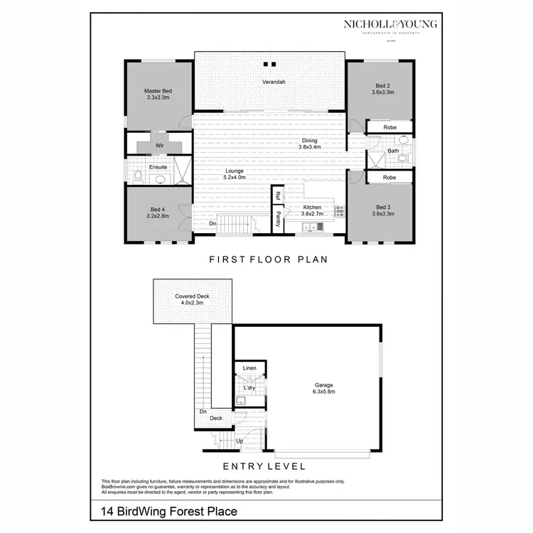 Floorplan of Homely house listing, 14 Birdwing Forest Place, Buderim QLD 4556