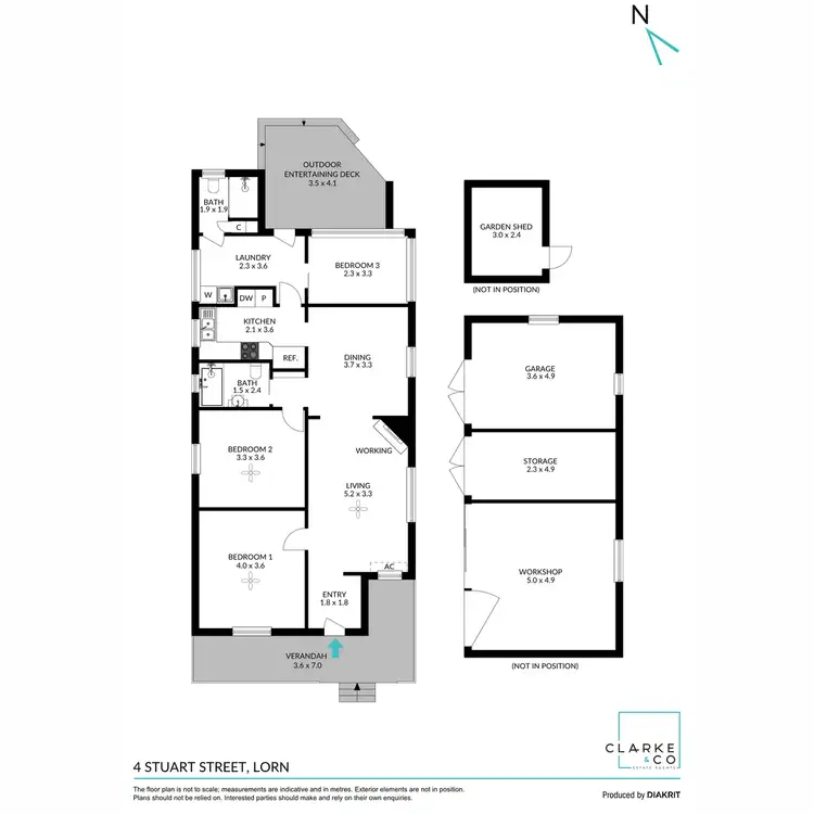 Floorplan of Homely house listing, 4 Stuart Street, Lorn NSW 2320