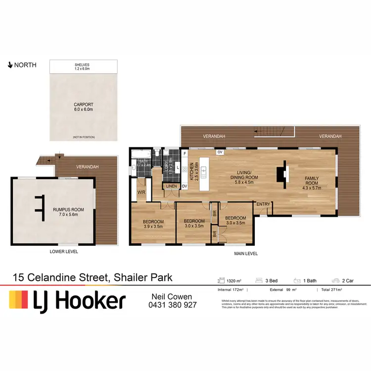 Floorplan of Homely house listing, 15 Celandine Street, Shailer Park QLD 4128