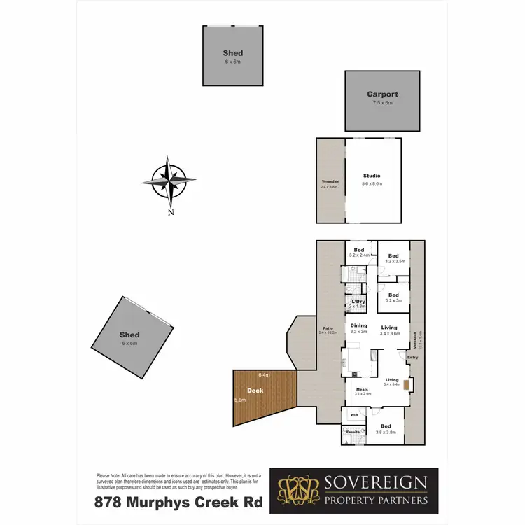 Floorplan of Homely house listing, 878 Murphys Creek Road, Murphys Creek QLD 4352
