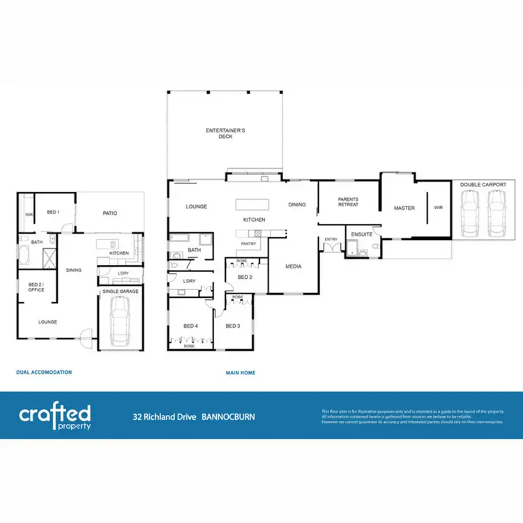 Floorplan of Homely house listing, 32 Richland Drive, Bannockburn QLD 4207